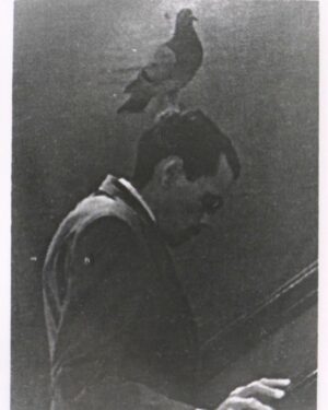 Ася Жетвина. The spy with his spy-pigeon during the mission, 1949