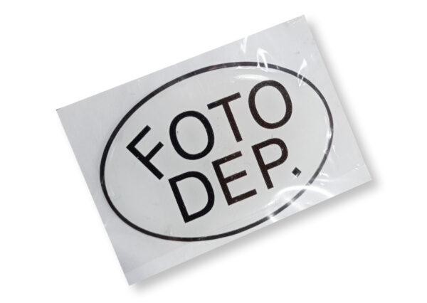 Объемный стикер FD. Fotodep